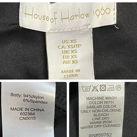 House of Harlow Black Bodysuit | Size XS - Picture 8 of 9